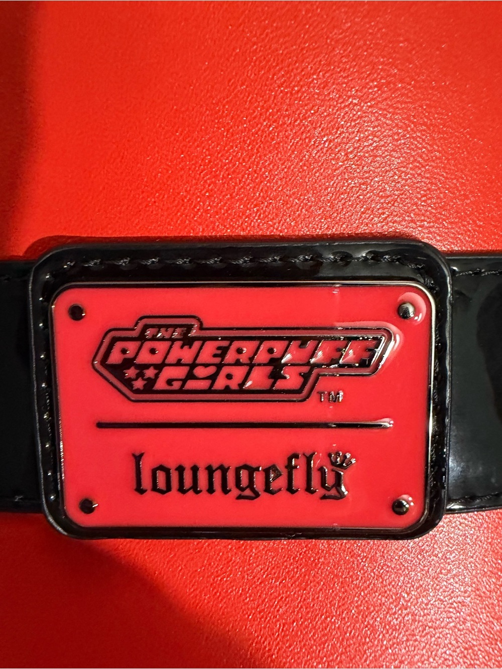 Loungefly Red & Black Powerpuff Girls Logo Bag - Picture 4 of 7